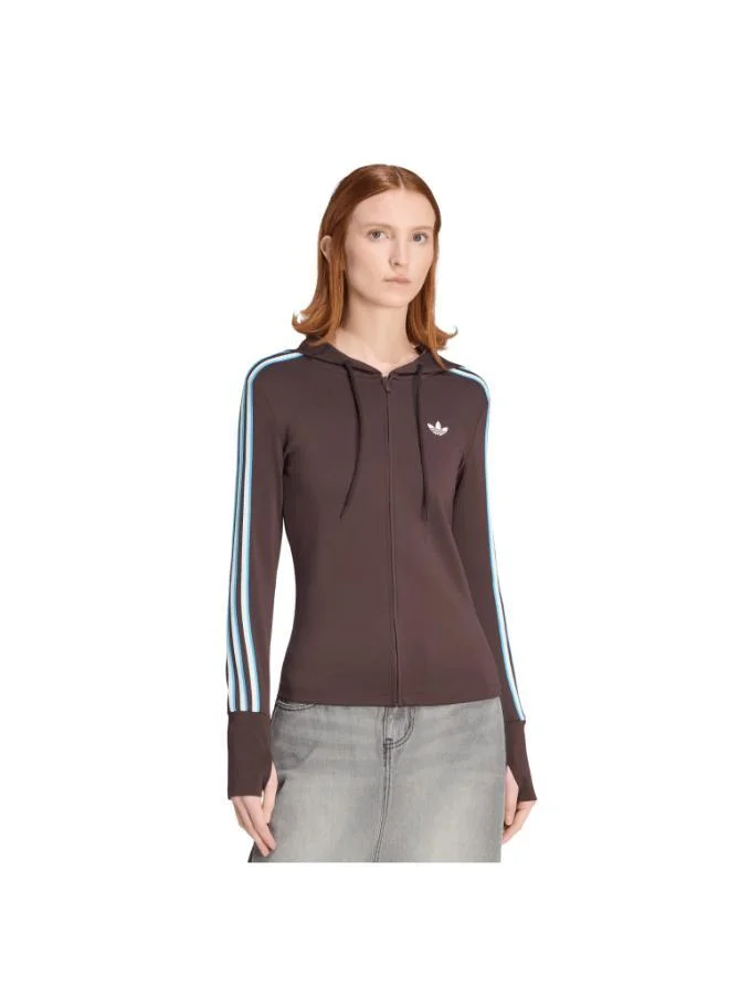 HOODED TREFOIL ZIPPER Jacket